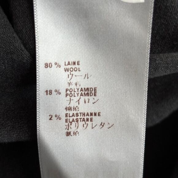 Louis Vuitton Size M Gray Wool Jewel Beaded Neckline Short Sleeve Sweater - Picture 4 of 9